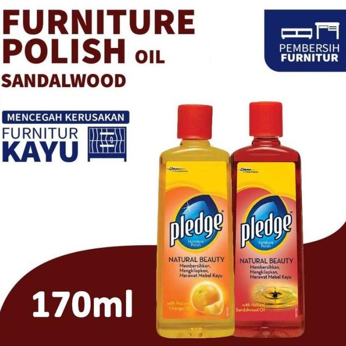 Pledge Furniture Polish Oil Mengkilapkan Furniture Kayu -170 ml