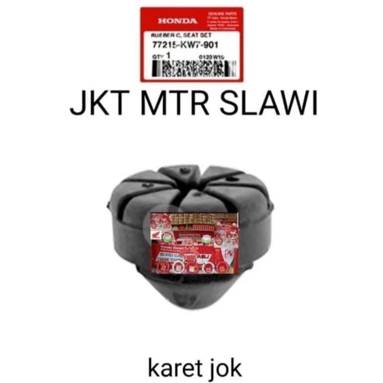 77215-KW7-900 KARET BANTALAN GANJAL JOK SADEL VARIO 125 150 ASSY SCOOPY BEAT VARIO 110 F1 BEAT POP E