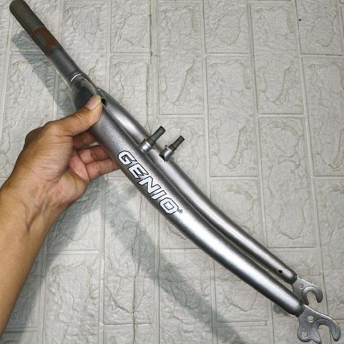 Fork Sepeda 26 Federal Jadul GENIO Garpu Pipa Steertube Standard DRAT ULIR 25.4mm Untuk Stem Tiang B