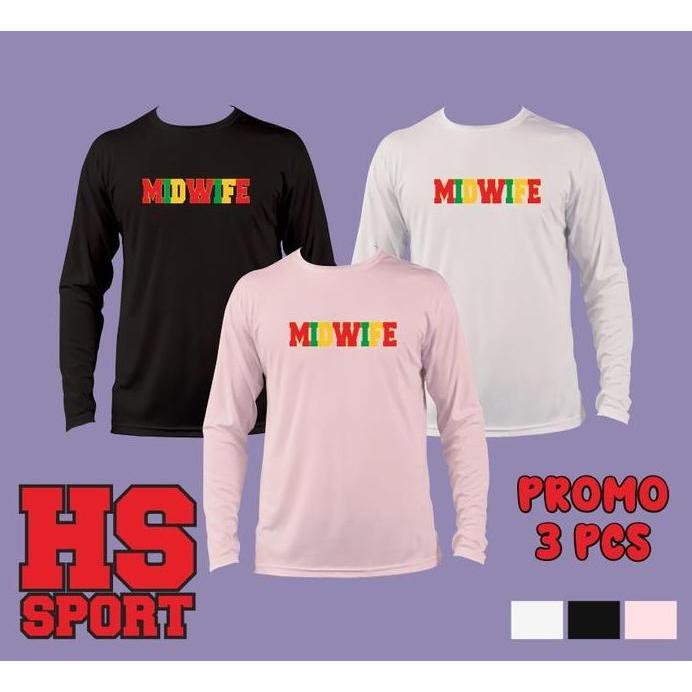 BAJU KAOS BIDAN - BAJU BIDAN - KAOS BIDAN MIDWIFE - TSHIRT MIDWIFE BIDAN