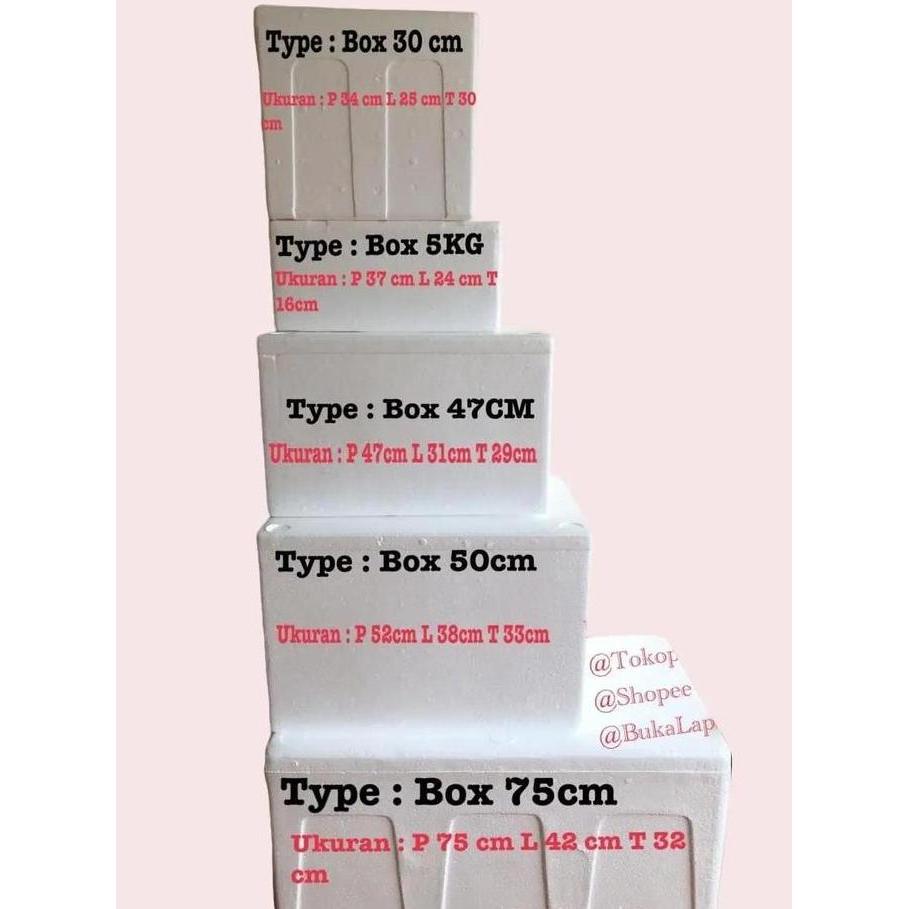 Styrofoam Box/Stereofoam box 30CM/box es krim