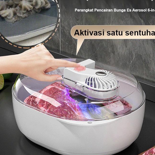 Pencair Kesegaran Rumah/Artefak Pencairan 6-In-1/Pencairan Daging Steak Konduktor Panas/Pelat Pencai
