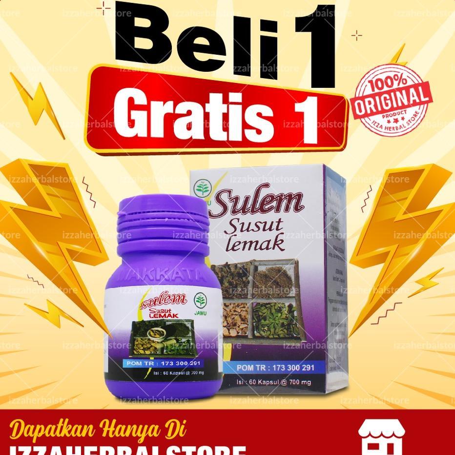 Slimming Sulem Susut Lemak Penurun Berat Badan Ampuh Bpom Pria Dan Wanita Sliming Herbal Kapsul Ori