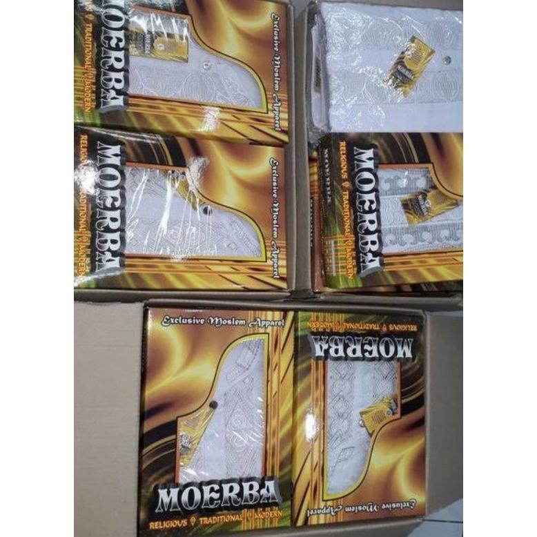 Diskon Sumberrejekijeans - Baju Koko Putih Lengan Panjang Bordir Termurah (Bonus Dus)