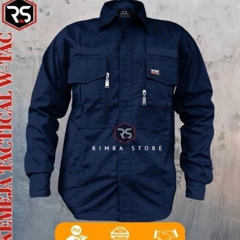 Kemeja W Tac Seragam Tactical Baju Pdh Kerja Lapangan Kantor Polri