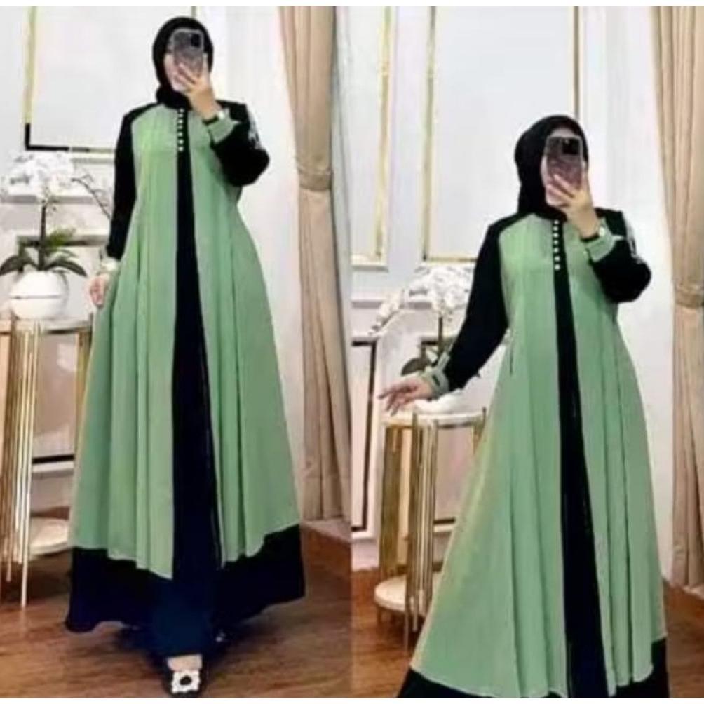 Best Seller Promo Gamis Zahra Auter Gamis Lebaran Gamis Wanita Elegan Dan Modern