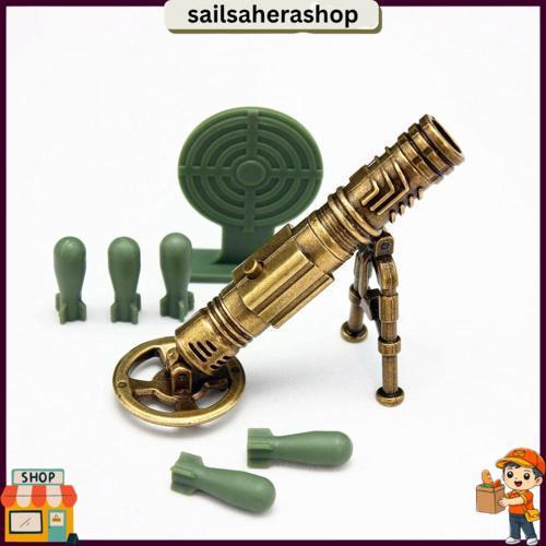 Meriam Mortir Mainan Besi Anak Tembak Pelontar Peluru Cannon Mortar Toys Cod