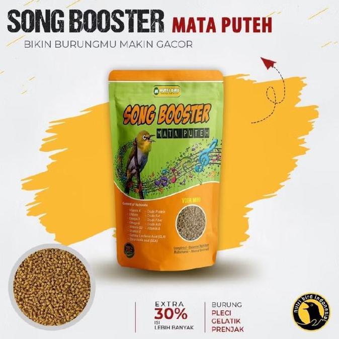 Pakan Burung Pleci Mata Putih Song Booster Penggacor Burung Pleci Makanan Penggacor Allshop