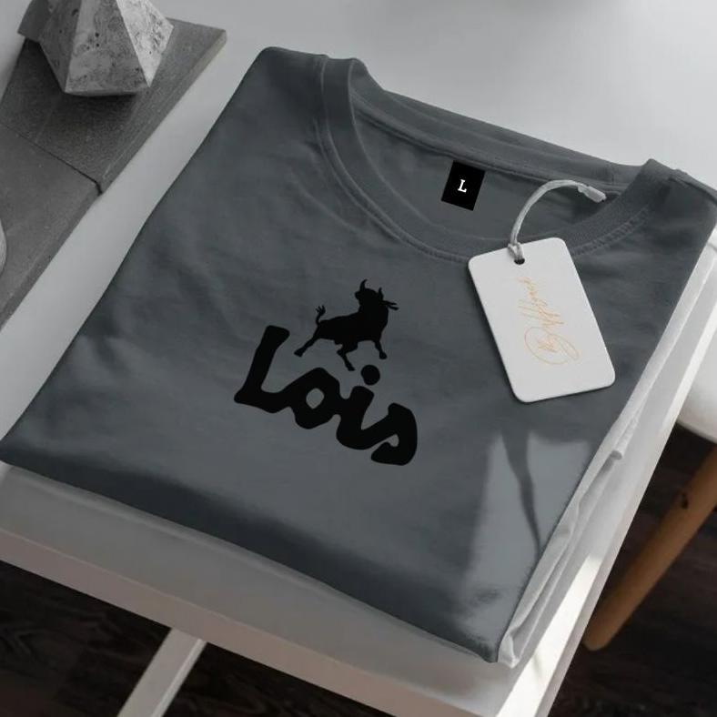 Kaos Pria Distro Original Lois T-Shirt Lengan Pendek | Baju Katun Kaos Premium Laki Laki & Wanita