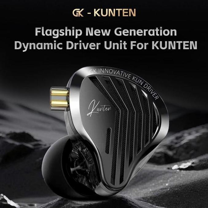 GK-KUNTEN GK KUNTEN Earphone Ultra Wide Frequency Dynamic Driver HiFi IEM Earphone