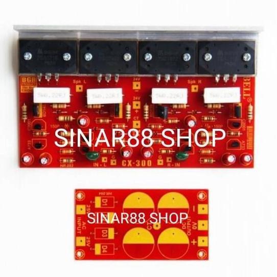 yellowbench / KIT POWER AMPLIFIER STEREO CX300 OCL CX 300 2X150 BGR BELL ORIGINAL Diskon