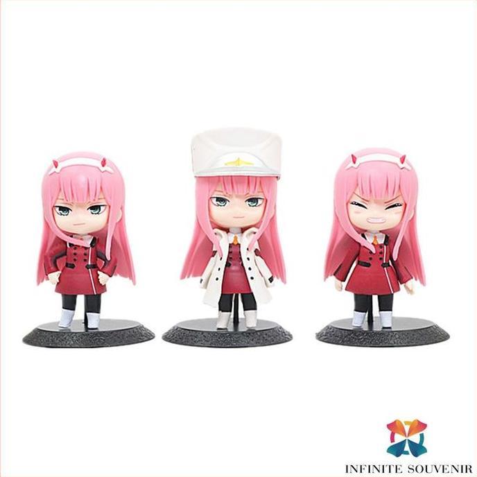 526. Pajangan Zero Two Figure Anime Hadiah Ulang Tahun Anime Patung Zero Two Souvenir Dekorasi