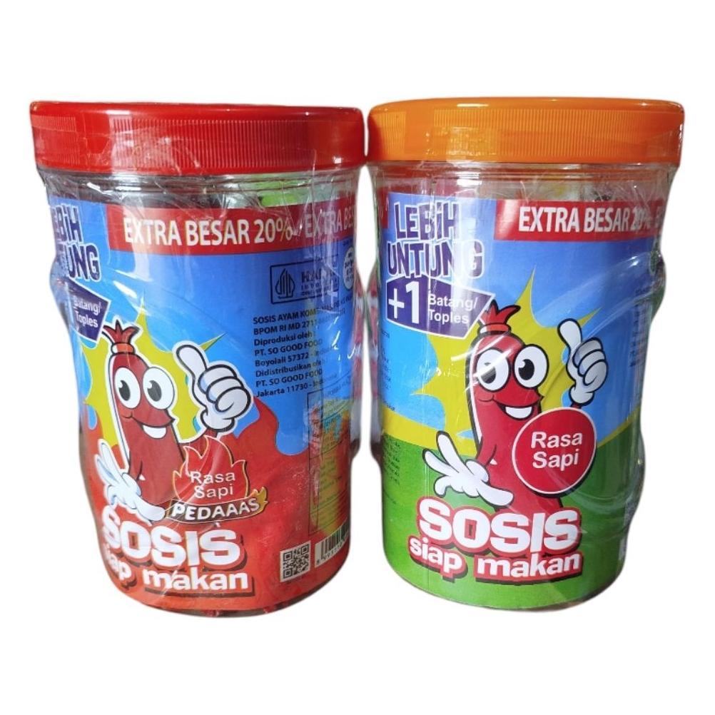 Sosis So Nice Rasa Sapi/Sapi PedaS/Sosis Ayam PedaS Isi 24+1Pcs