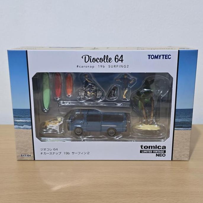 TLV Tomica Vintage Neo TOMYTEC Diocolle 64 Carsnap 19b Surfing2 MAZDA Bongo Brawny Blue Hobby Koleks
