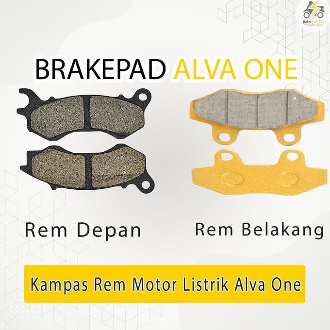 Kampas Rem Motor Listrik Alva One