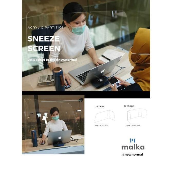 Partisi Akrilik Sneeze Screen