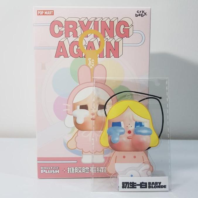 POP MART Crybaby Crying Again Plush Selected Alice Super Secret Baby Blonde Duck Bee Bear Pink Keych