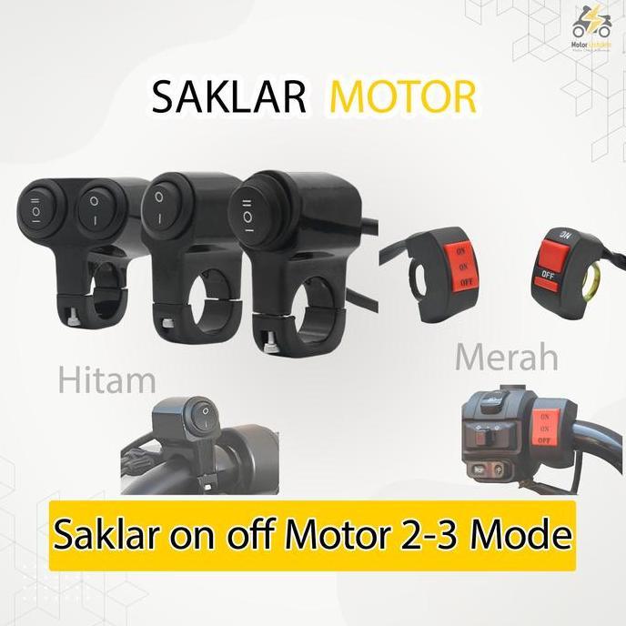 Saklar on off Motor Saklar Lampu Motor 3 Mode