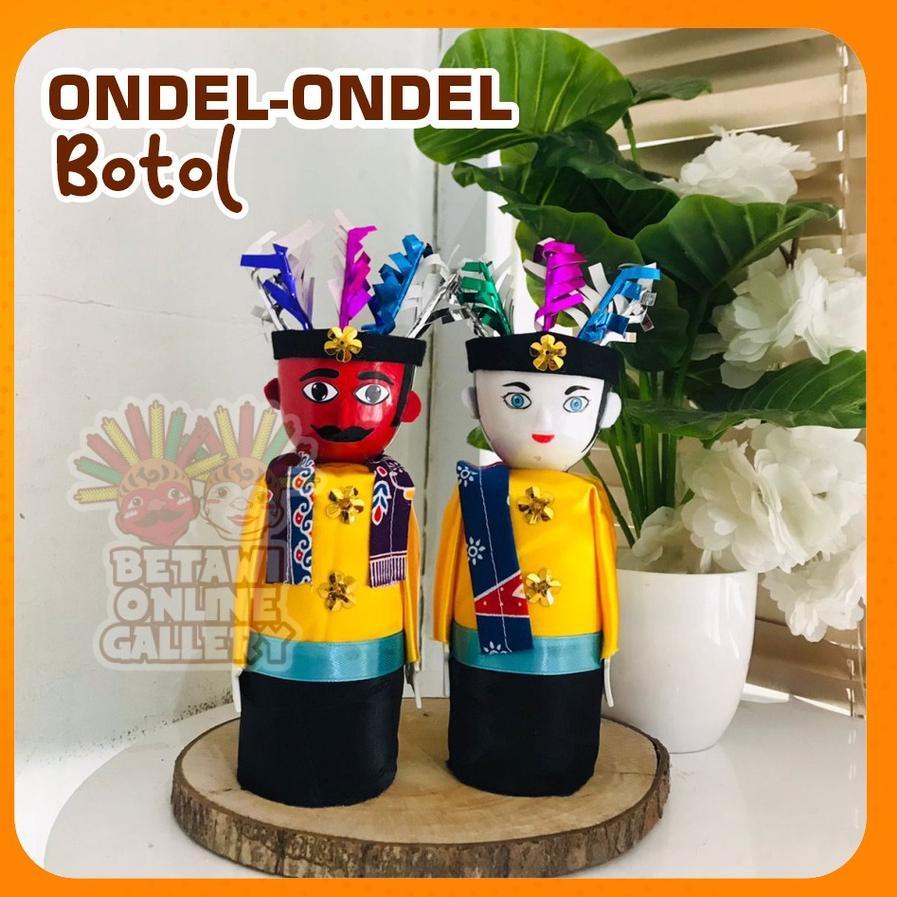Miniatur Ondel-ondel [Sepasang]
