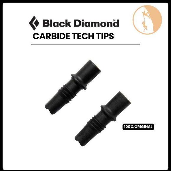Black Diamond Distance Tech Tips Black Ujung Trekking Pole Running & Hiking (Pair)
