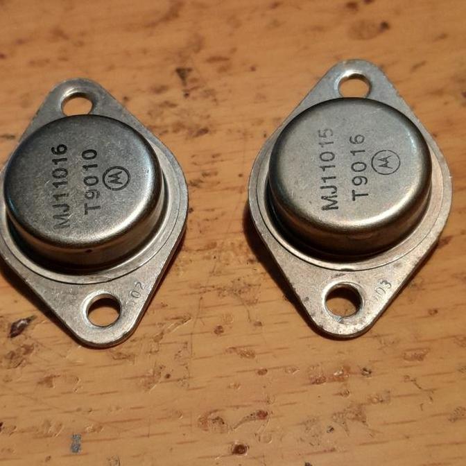 MJ 11015 MJ 11016 MJ11015 MJ11016 MOTOROLA NOS (1 PASANG/2PCS) USED COPOTAN SAF12
