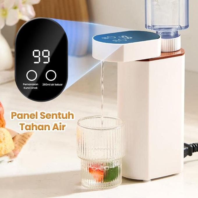 [3 Detik] Dispenser Air Panas Dingin Dispenser Air Portable Lipat, Pompa Galon Elektrik untuk Air Pa