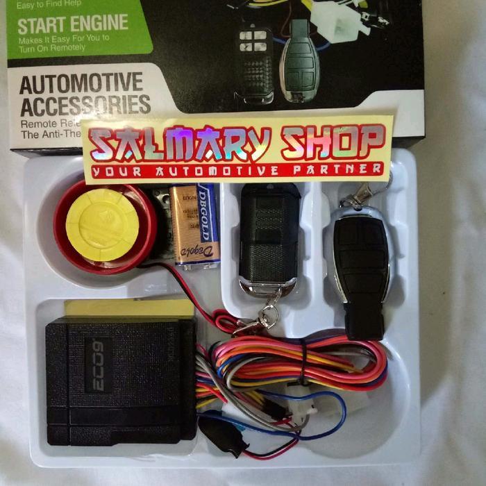 Alarm Motor Luminos Nine Eco9 Am-A Original Alarm Anti Maling System Bisa Hidupkan / Matikan Motor D