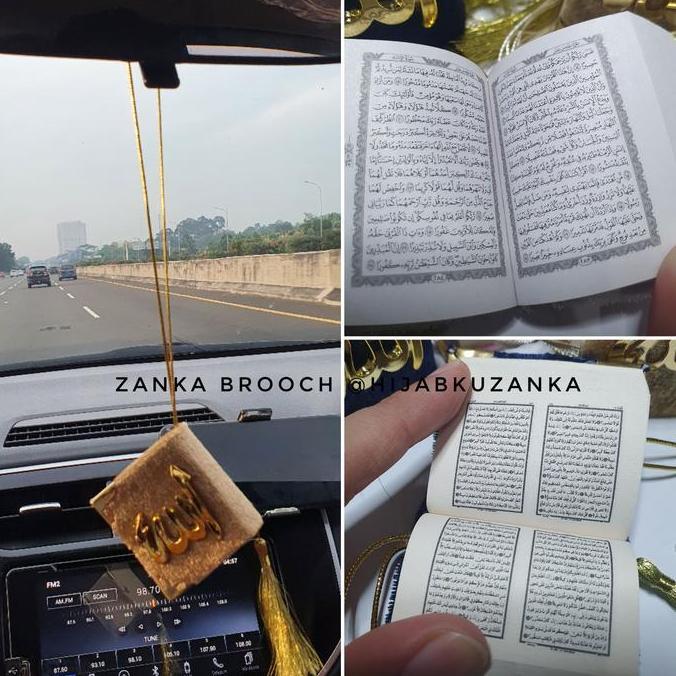 alquran mini | gantungan mobil alquran Allah | souvenir quran turki HM