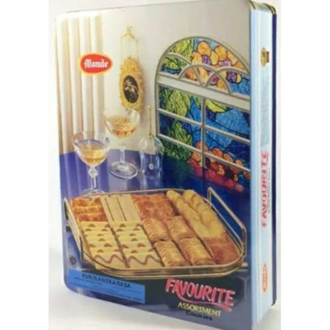 MONDE FAVOURITE ASSORTMENT BISCUITS 575 GR | BISKUIT KALENG