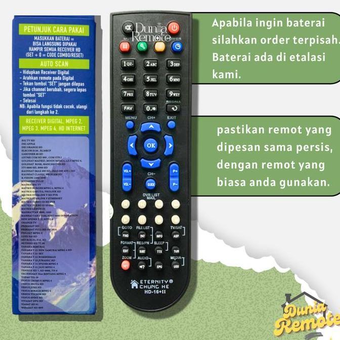 Remot Remote Multi Receiver Parabola HD MPEG4 master HD 16+II Tr Universal