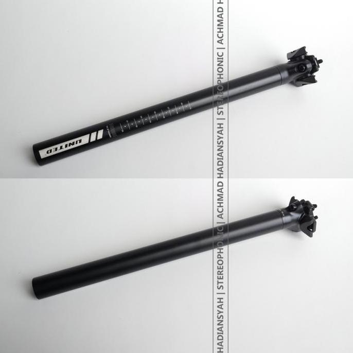 Seatpost United 30.9mm Panjang 400mm Seatpost 30.9 Seatpost 30,9 Hitam