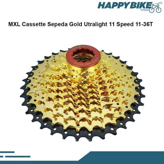 Sprocket Sepeda MXL Cassette Gold 11 Speed 11 - 36T MTB Road Bike