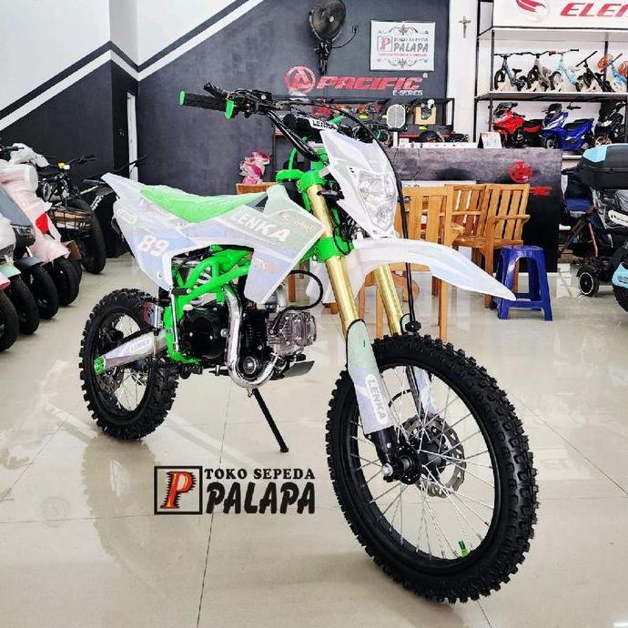 Terlaris Sepeda Motor Bensin Medium Trail Lenka Mxgp 89L Anak & Dewasa Manual Kopling 125Cc Kick & E