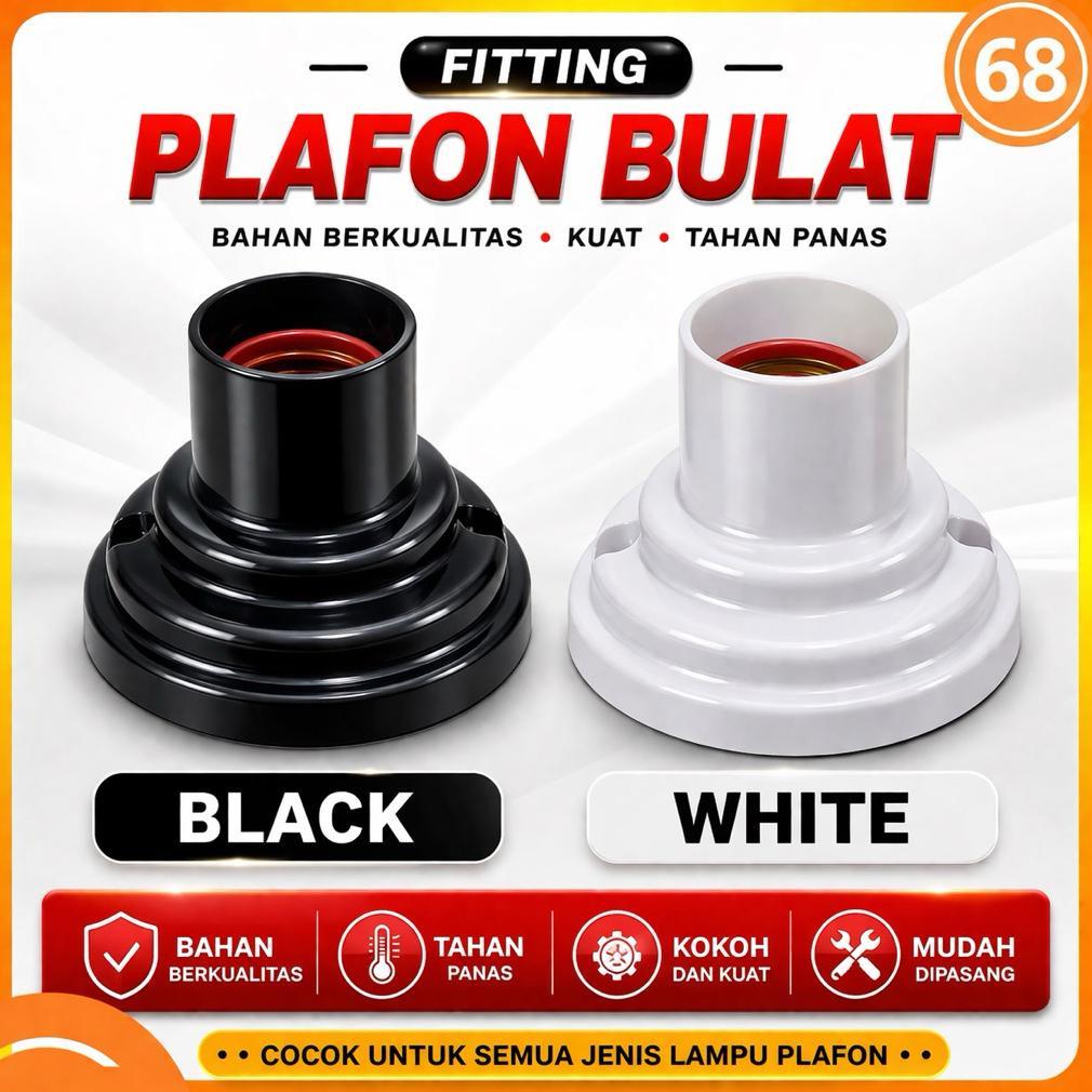 Fitting Plafon Bulat E27 Mikawa MG-8327
