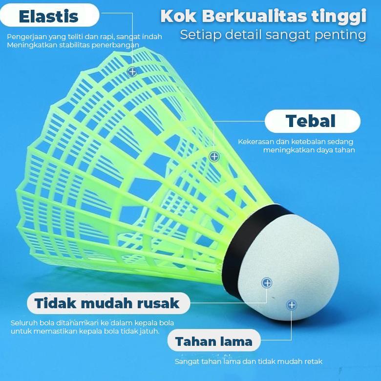 GARANSI Kok Badminton / Kok Bulutangkis / Shuttlecock Bahan Nylon
