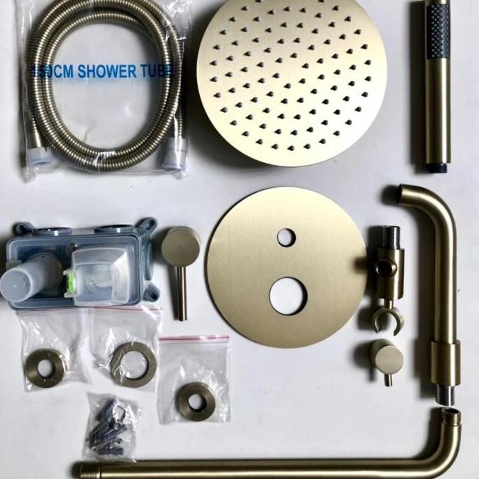 KERAN SHOWER TANAM 3 FUNGSI PANAS DINGIN MODEL TOTO GOLD KRAN SHOWER