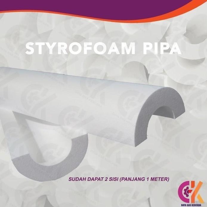 Styrofoam Pipa 3 Inch Tebal 2 inch - Bungkus Pipa Styrofoam