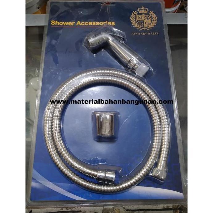 Shower Bidet Selang Semprotan Toilet WC Closet duduk Alumunium Depok