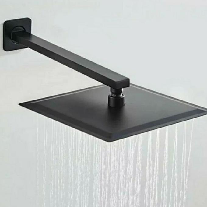 WALL SHOWER HITAM 10 INCH / SHOWER TANAM MODEL HUJAN BLACK MODEL TOTO