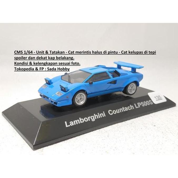 DIECAST CMS 1/64 LAMBORGHINI COUNTACH LP500S BIRU CADATOYS