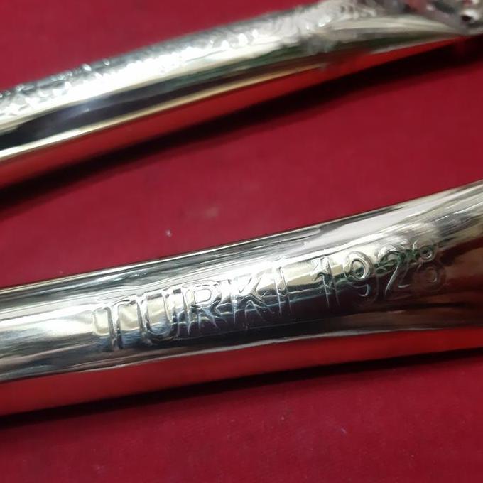 Madat Candu Tengkorak 7 Kemasan Kuningan Turki 1928 Antik Panjang 18cm Berat 250gr