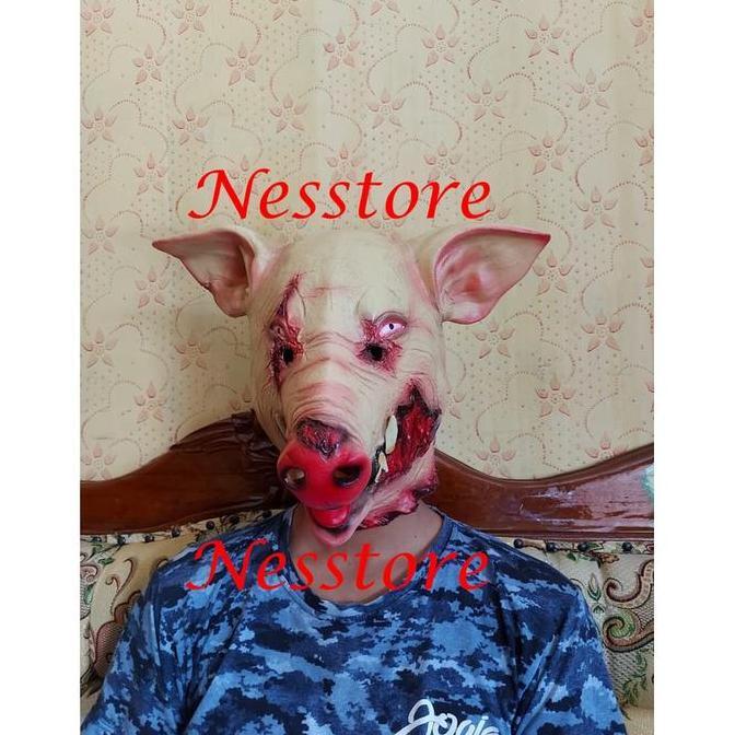 TOPENG Halloween BABI JIGSAW SERAM FULL LATEX