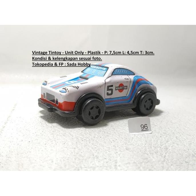 TIN TOYS KALENG PORSCHE MARTINI SHELL JAPAN UNIT ONLY CADATOYS