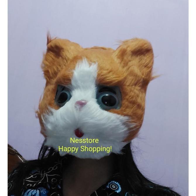 Topeng Kucing Lucu Cute Cat Halloween Cosplay