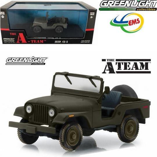86526- GREENLIGHT 1/43 JEEP CJ-5, GREEN A2158