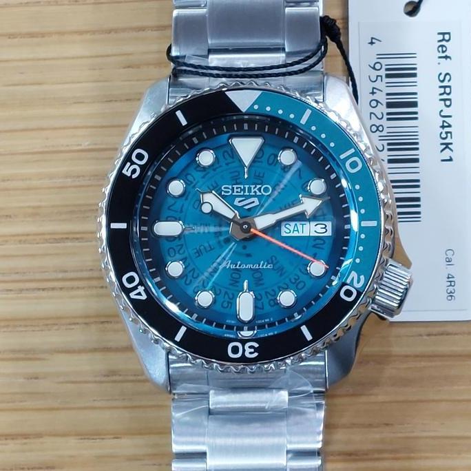 Seiko 5 Sports SRPJ45K1 Automatic Skeleton Green dial SKX SRPJ45