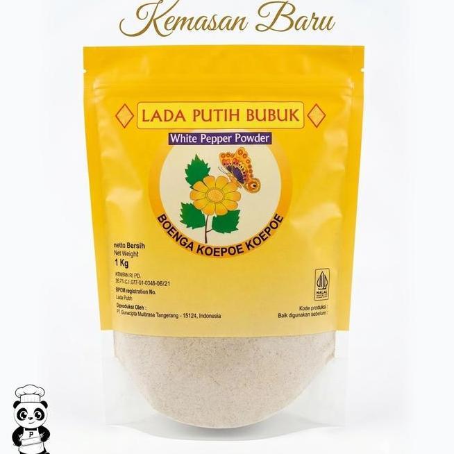Boenga Koepoe Koepoe Lada Putih Bubuk Merica 1Kg