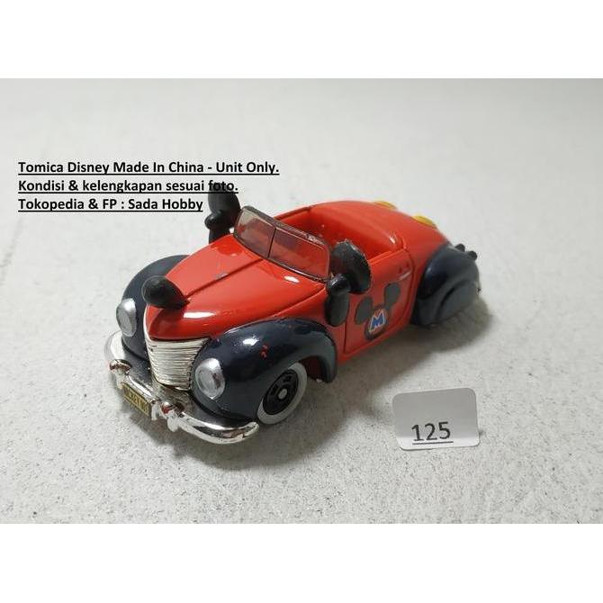 TOMICA DISNEY RESORT VEHICLE COLLECTION MICKEY'S ROADSTER LOOSE CADATOYS