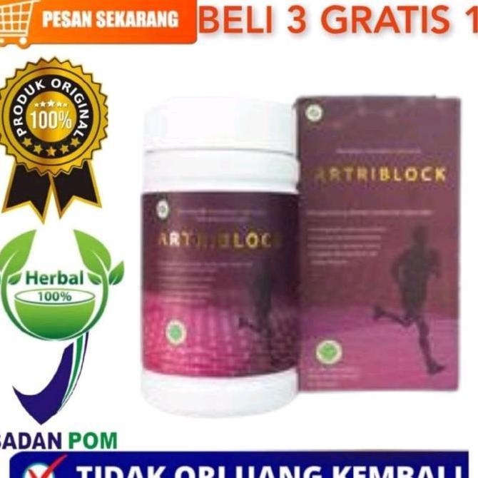 ARTRIBLOCK ORIGINAL ASLI OBAT HERBAL KESEHATAN TULANG DAN NYERI SENDI