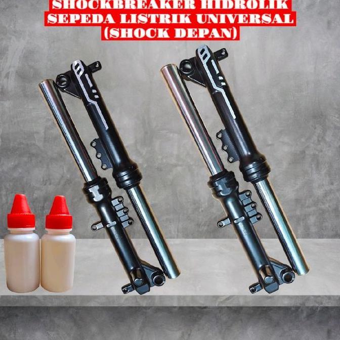 ShockBreaker Hidrolik Sepeda Listrik Universal Shock Depan 1 Pasang
